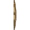 Ekena Millwork Rotherham Ceiling Medallion (Fits Canopies up to 3 1/2"), 18"OD x 3 1/2"ID x 1 1/2"P, Pale Gold CM17ROPAS - alternate 3
